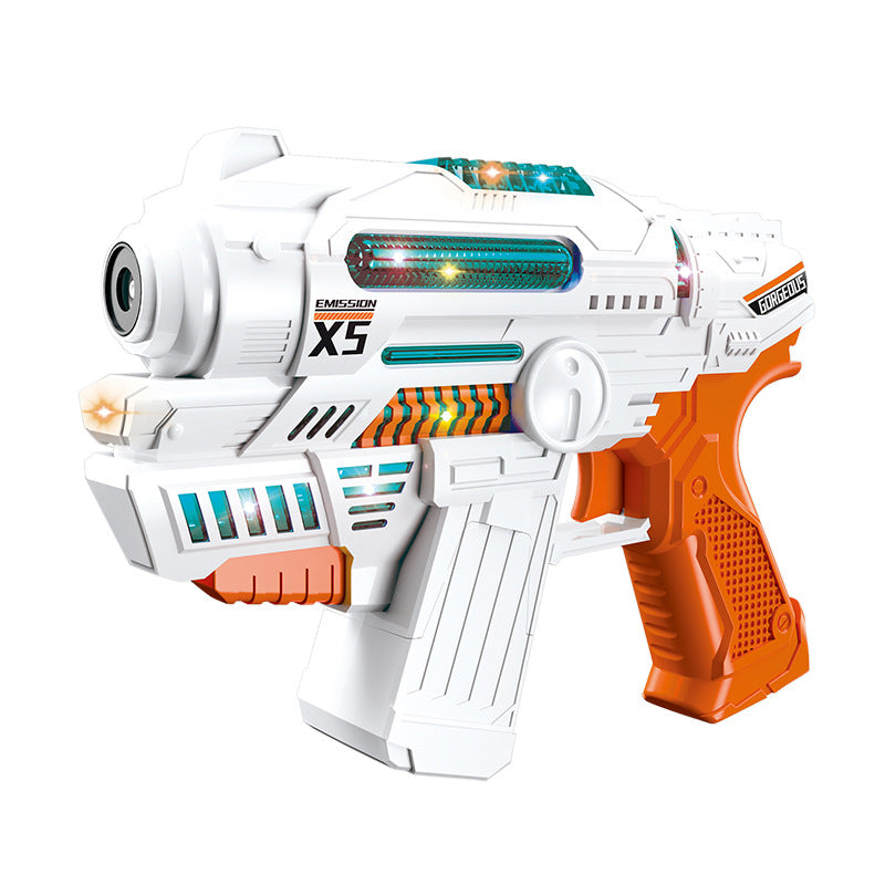 ✨ Colorful Bubble Machine Gun Toy with Sound & Light – Automatic Bubble Blaster for Kids 🎉