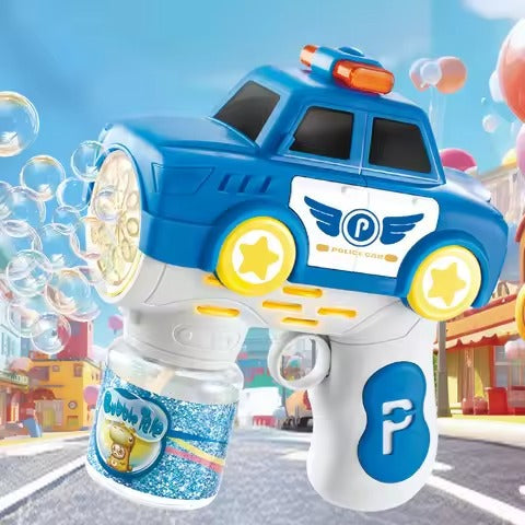 🚓✨ Police Car Bubble Machine Gun – Lights, Sounds & Endless Fun