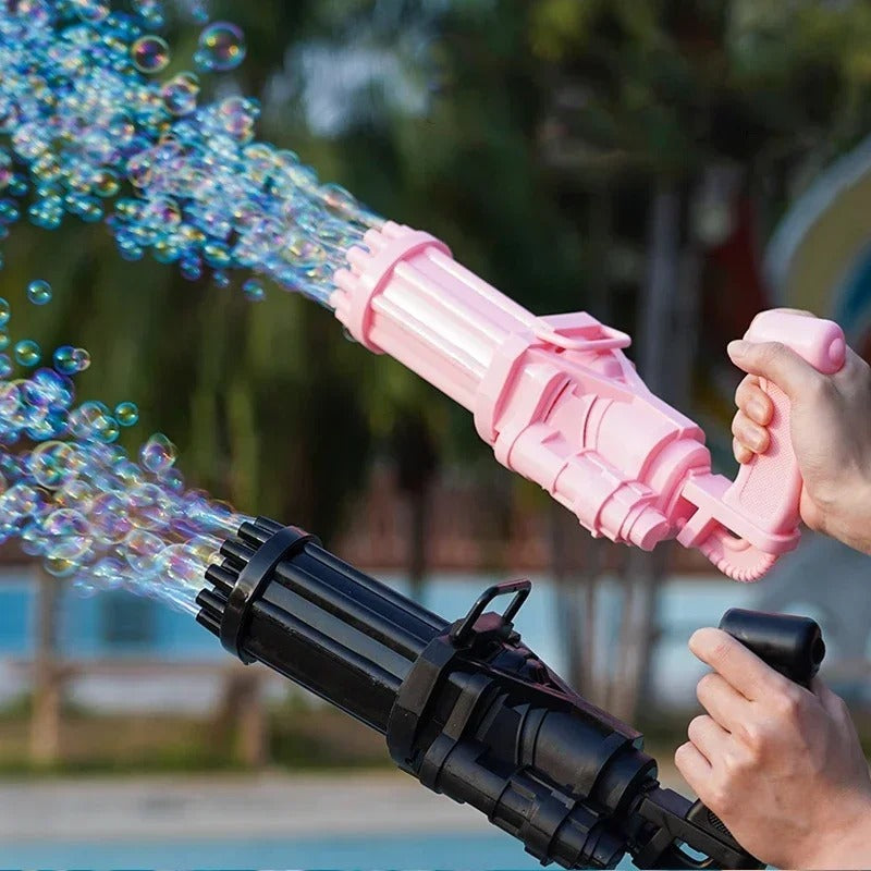 Electric Bubble Machine Gun Toy – Fun Outdoor Bubble Blaster for Kids
