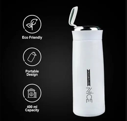 Portable Travel Insulated Cup Double Glass Car Cap Coffee Thermos Flask Cold Drink Cup Thermos Cup