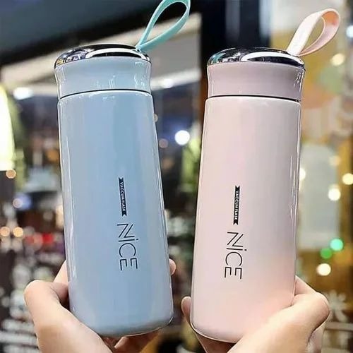 Portable Travel Insulated Cup Double Glass Car Cap Coffee Thermos Flask Cold Drink Cup Thermos Cup