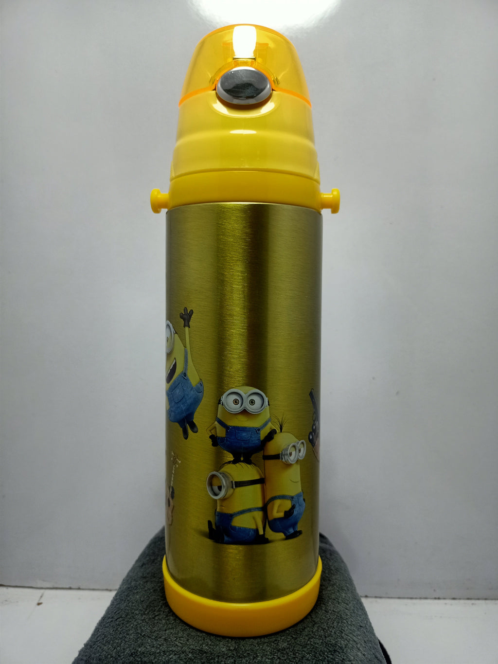 🎨 Cartoon Character Stainless Steel Bottle – For Boys & Girls 🎒