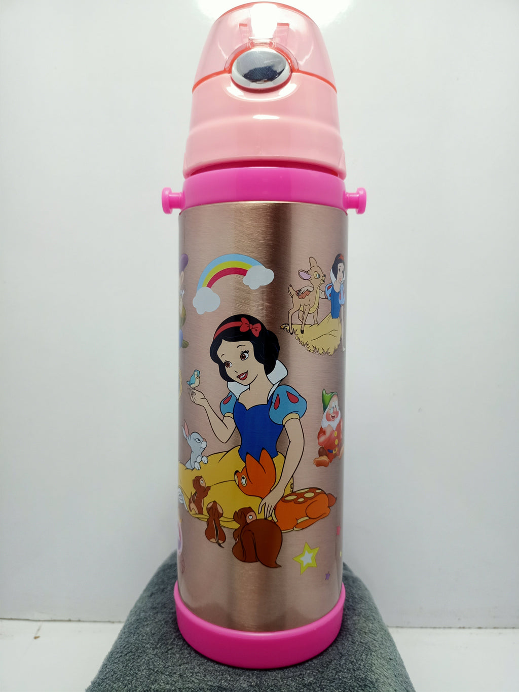 🎨 Cartoon Character Stainless Steel Bottle – For Boys & Girls 🎒