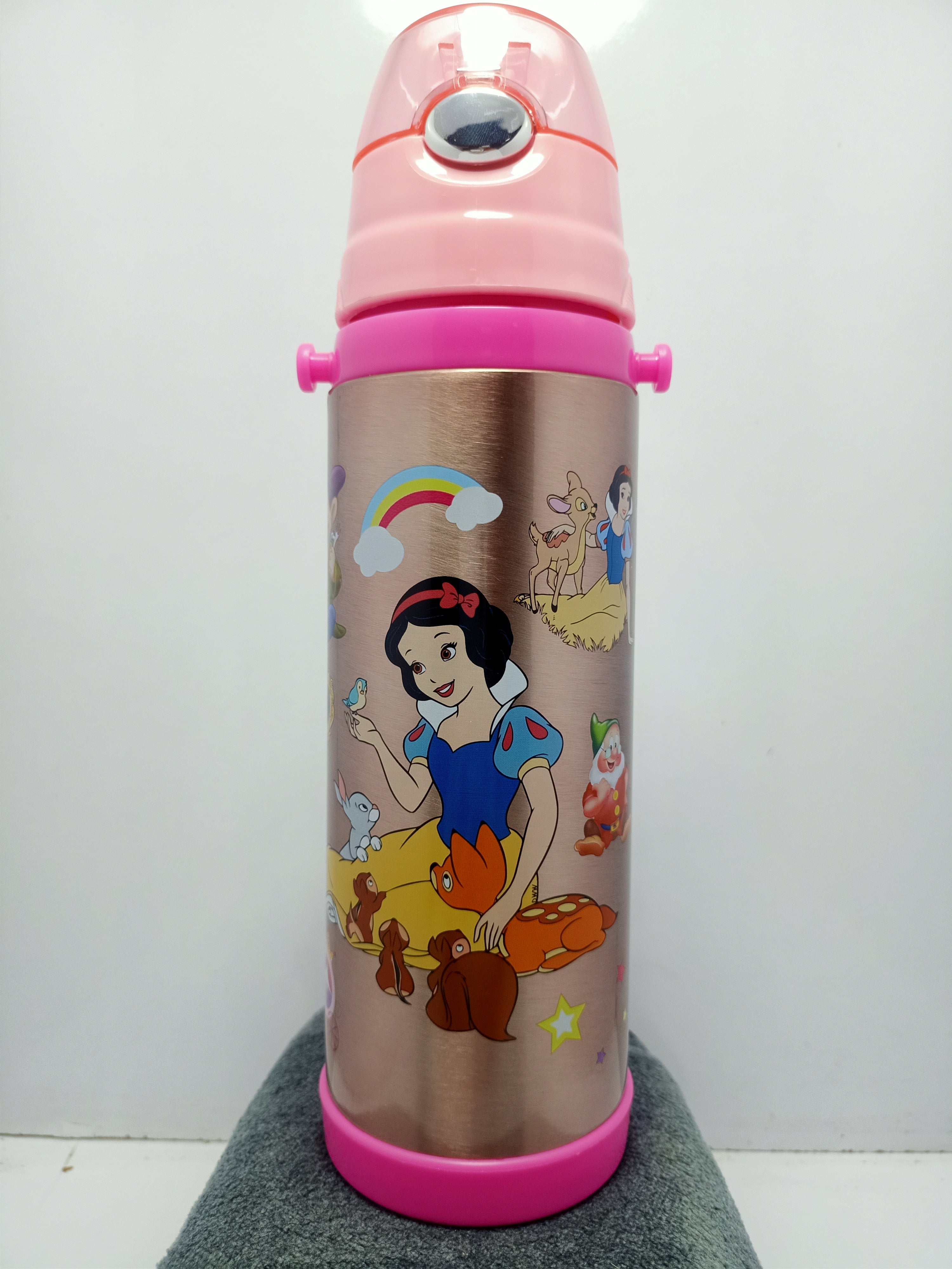 🎨 Cartoon Character Stainless Steel Bottle – For Boys & Girls 🎒