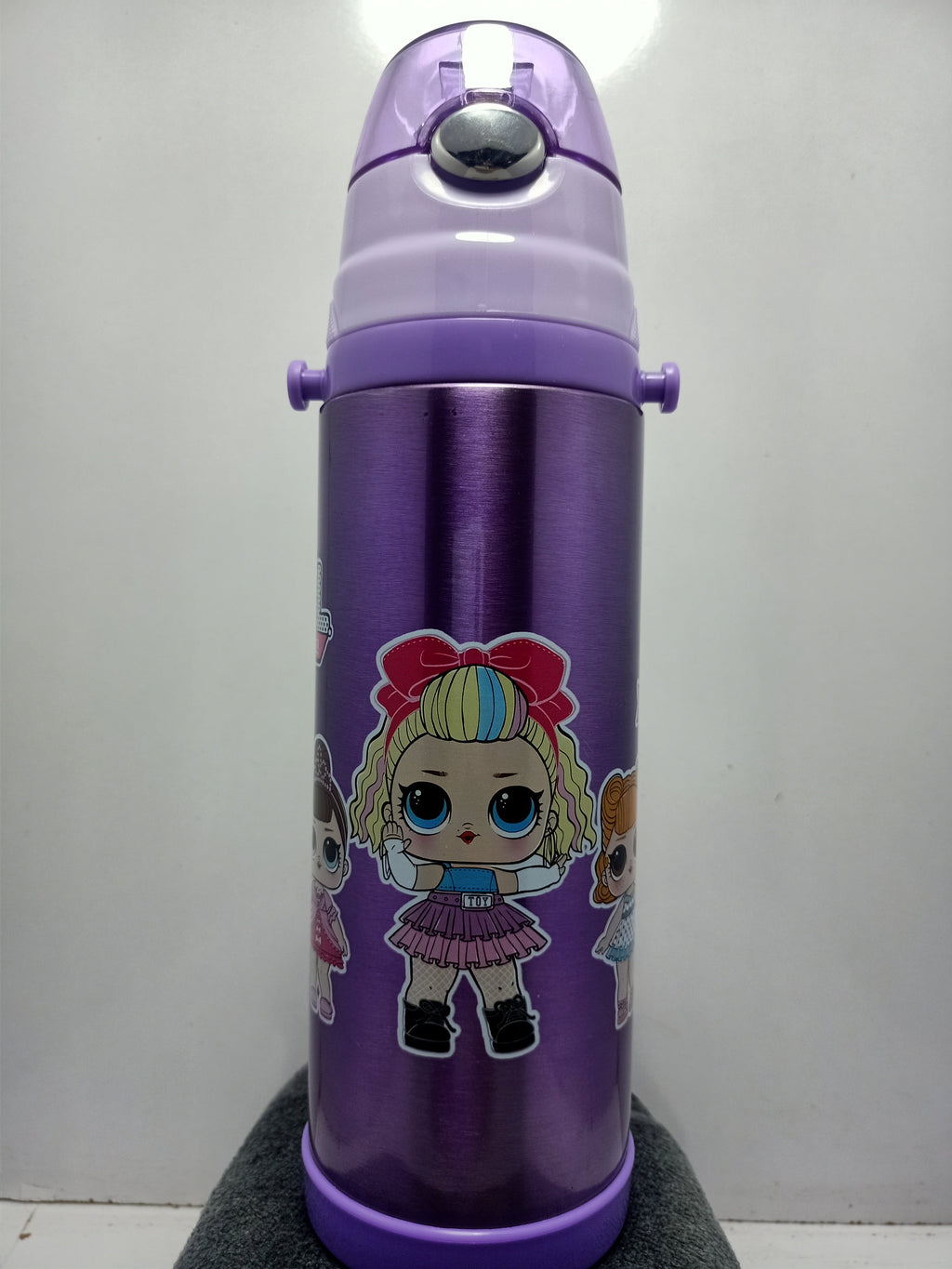 🎨 Cartoon Character Stainless Steel Bottle – For Boys & Girls 🎒
