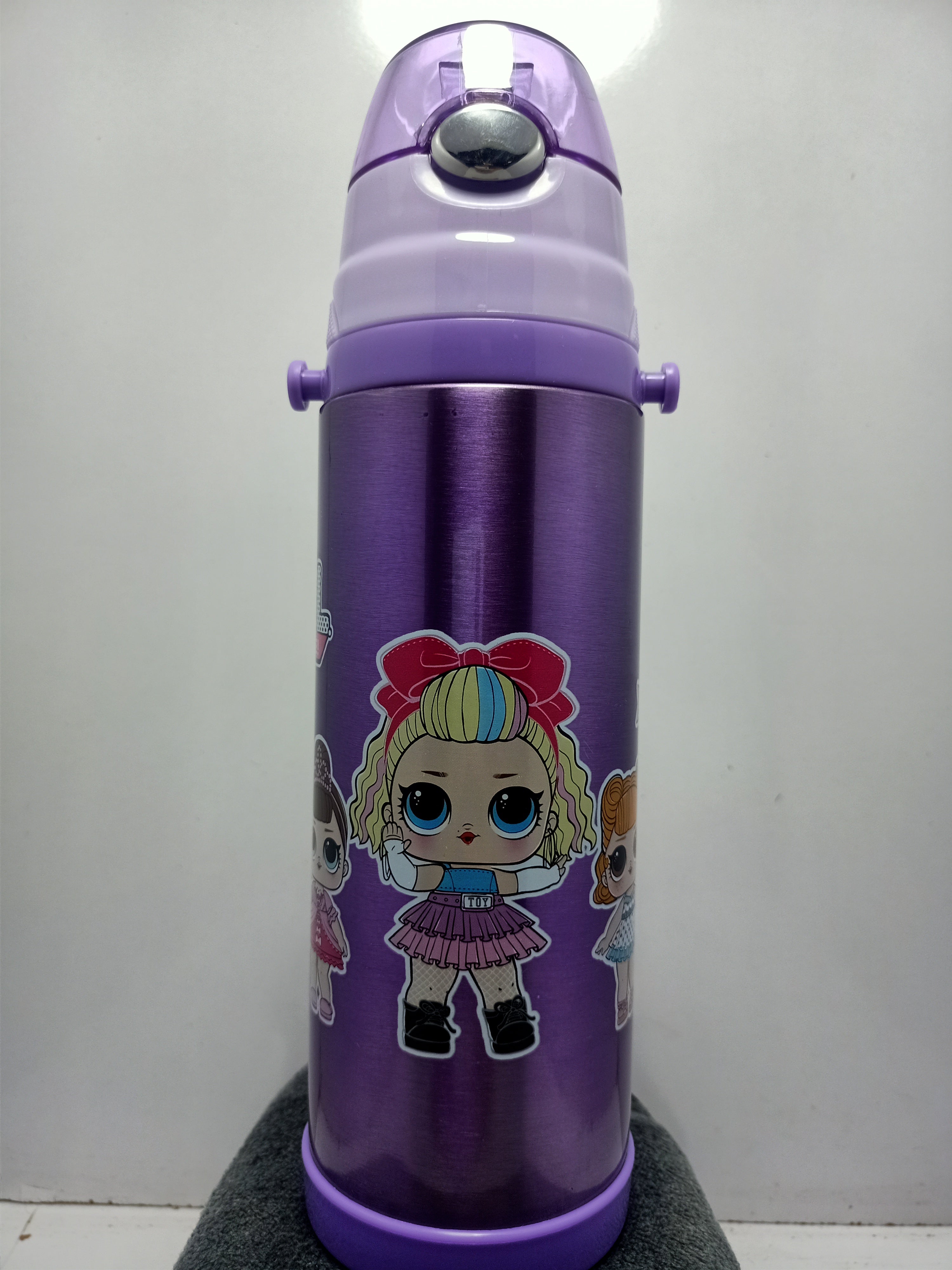 🎨 Cartoon Character Stainless Steel Bottle – For Boys & Girls 🎒